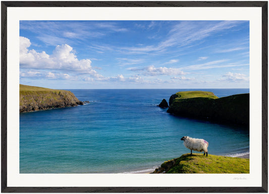 Framed Irish Landscape Print "Next Stop New York"