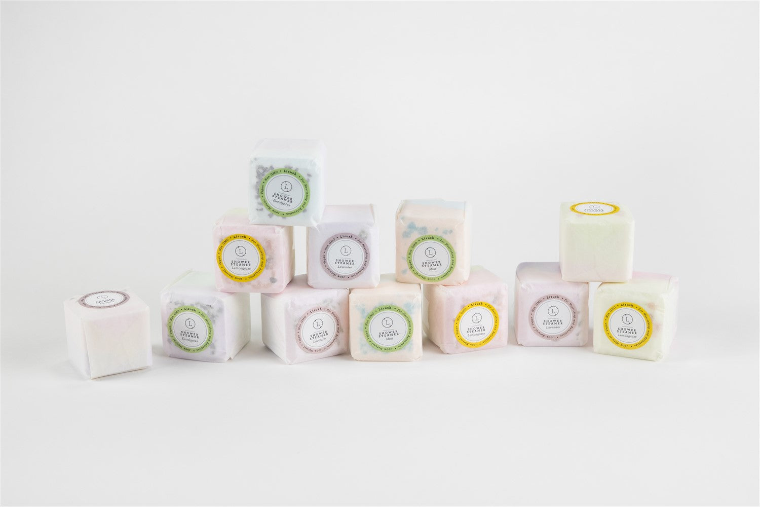DC-Lizush natural citrus shower steamers set for bath and body skincare, perfect as a thoughtful "Thinking of You" gift.