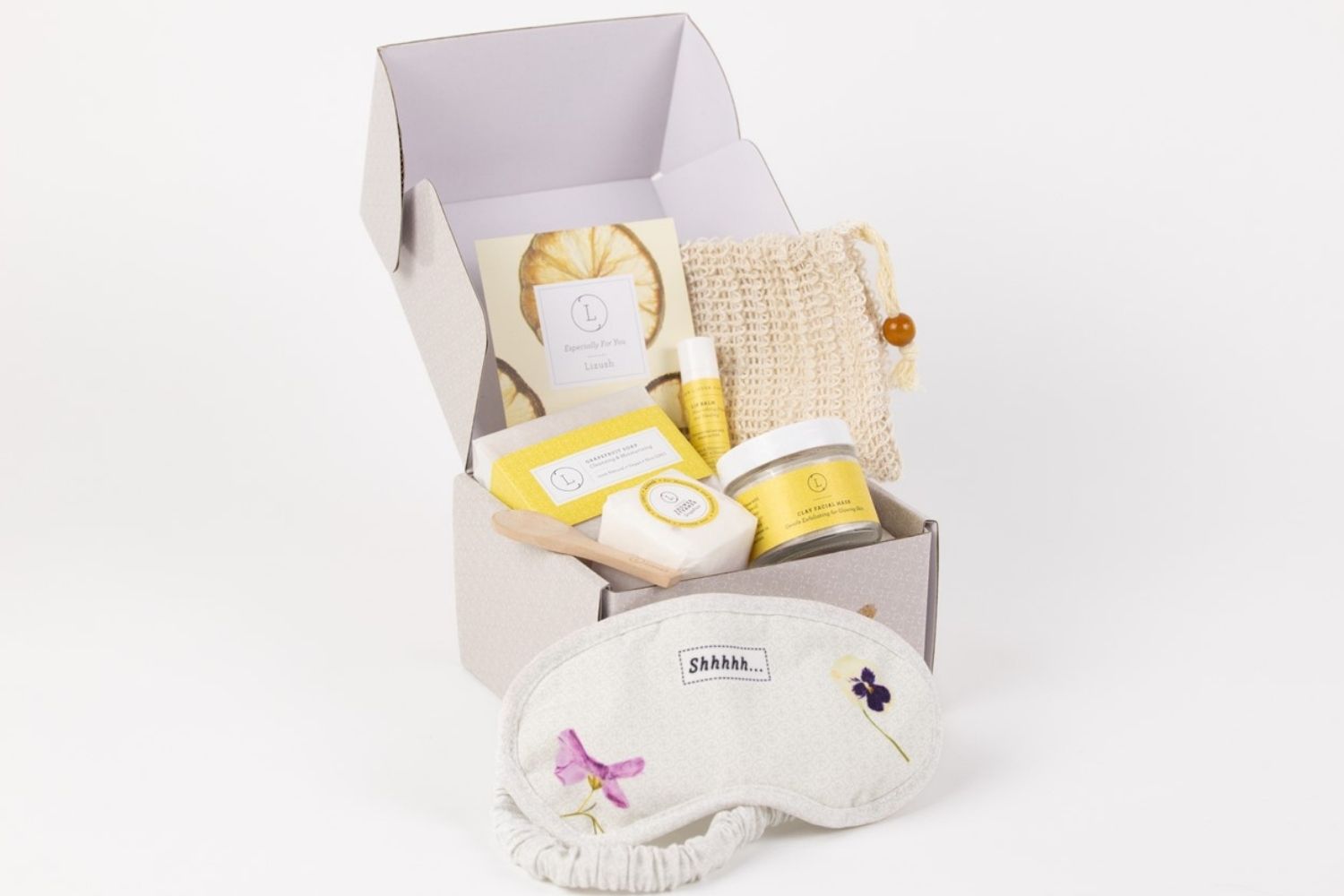 DC-Lizush Natural Citrus Bath & Body Skincare Set with soap, lotion, and body wash in a gift box for thoughtful gifting.